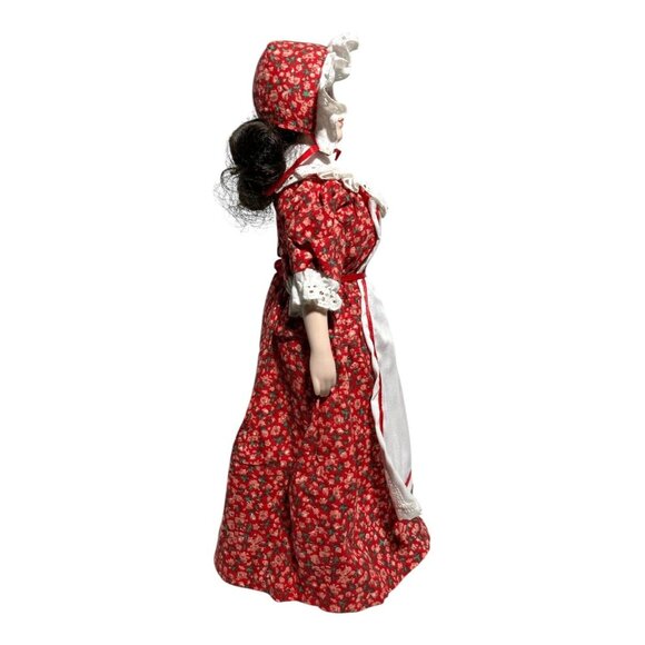 Alice New Jersey Franklin Heirloom Doll Little Maids 13 Colonies Porcelain 1984 - Picture 10 of 12